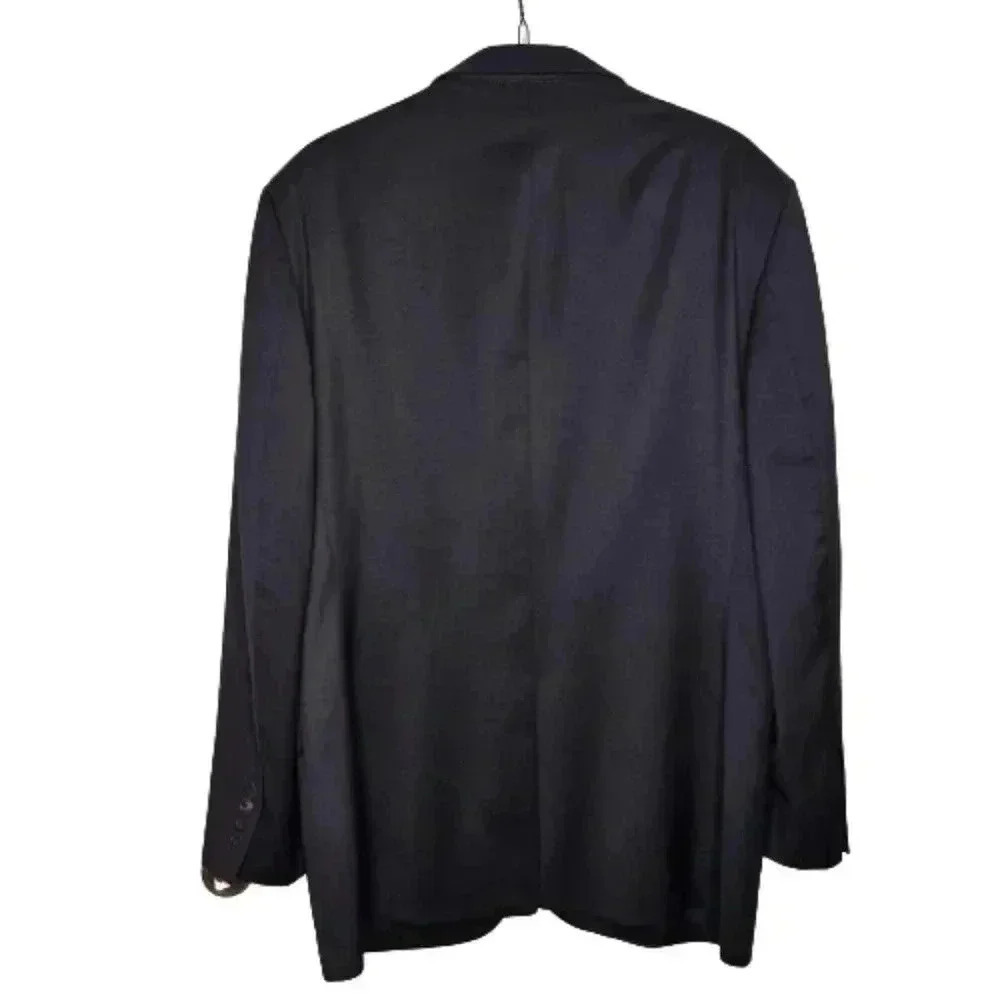 ❤Jos. A. Bank Mens Black Classic 100% Wool Sport Coat Blazer Business Jacket 41R - Picture 2 of 14